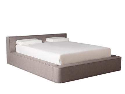 Boxspring met Opbergruimte Amour Tranquility - Velvet - Taupe