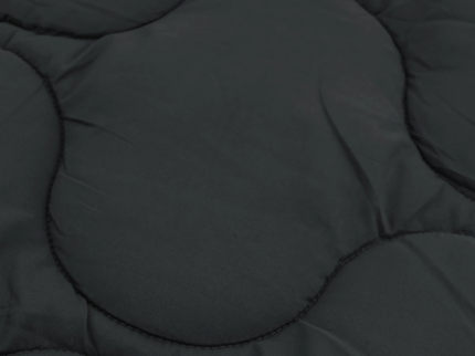 Lazy Dekbed Zonder Overtrek - Teddy - Zwart