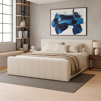 Boxspring Amour Rituals - Teddy - Crème