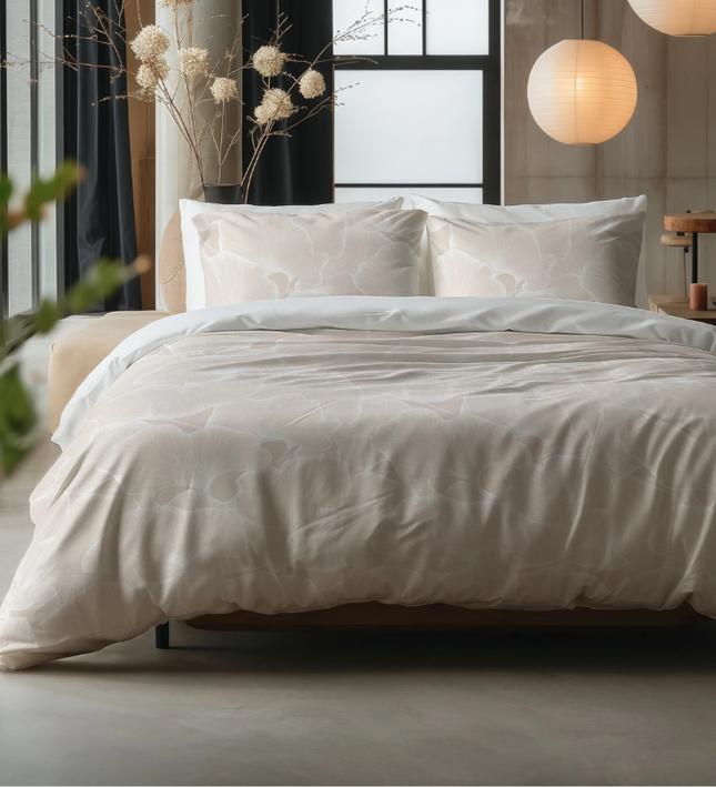 Dekbedovertrek Katoen - Ginkgo Whisper