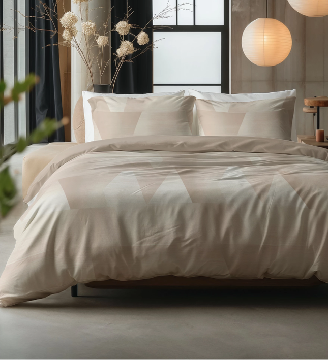 Dekbedovertrek Katoen - Blush Angles