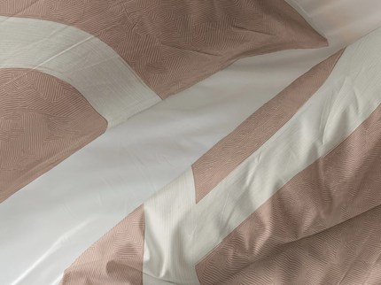 Dekbedovertrek Katoen - Clay Contours