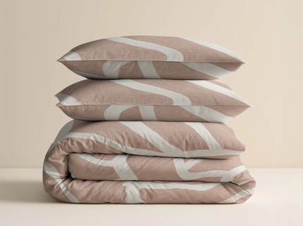 Dekbedovertrek Katoen - Clay Contours