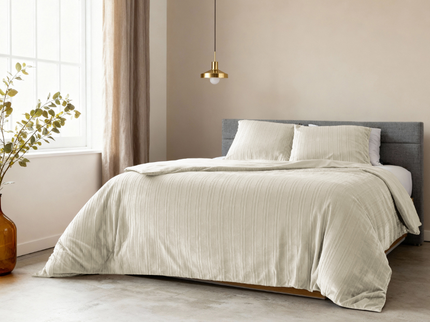 Dekbedovertrek Velvet Lining - Beige