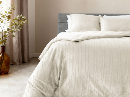 Dekbedovertrek Velvet Lining - Beige