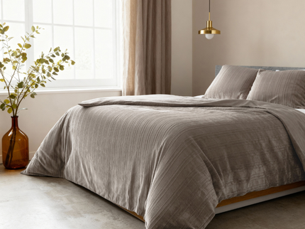 Dekbedovertrek Velvet Lining - Grijs