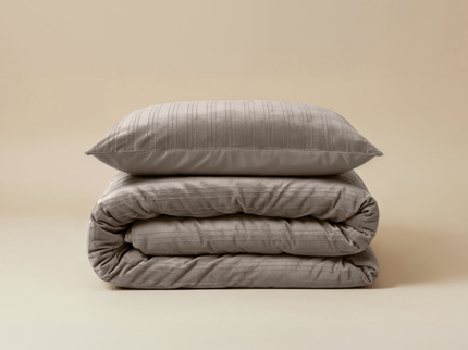 Dekbedovertrek Velvet Lining - Grijs