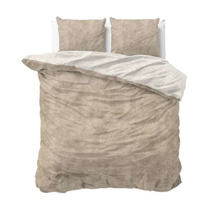 Dekbedovertrek Katoen Flanel - Washed Cotton - Taupe