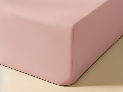 Hoeslaken - Katoen Flanel - Roze