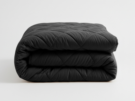 Easy Dekbed Zonder Overtrek - Percale Katoen - Donkergrijs