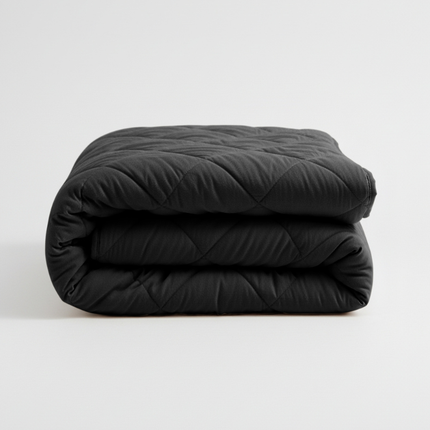 Easy Dekbed Zonder Overtrek - Percale Katoen - Donkergrijs