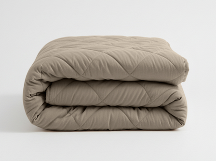 Easy Dekbed Zonder Overtrek - Percale Katoen - Taupe