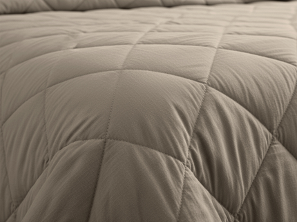 Easy Dekbed Zonder Overtrek - Percale Katoen - Taupe