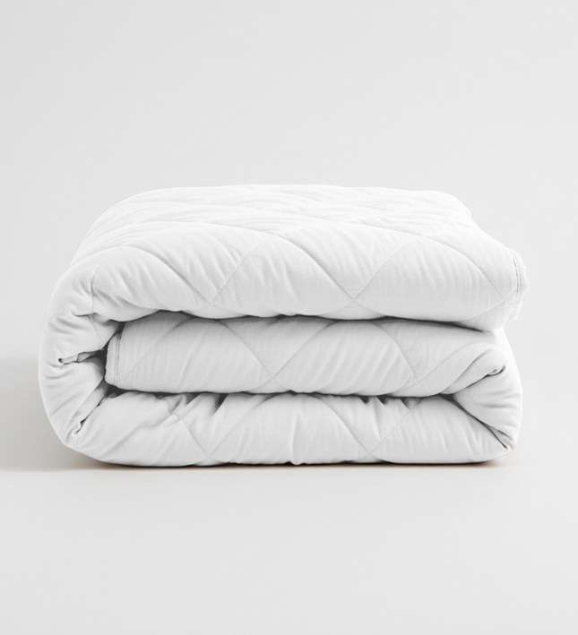 Easy Dekbed Zonder Overtrek - Percale Katoen - Wit