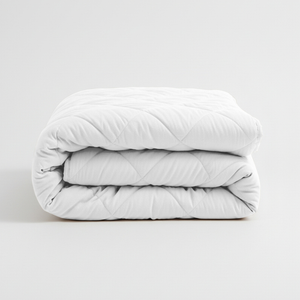 Easy Dekbed Zonder Overtrek - Percale Katoen - Wit