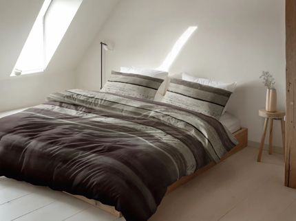 Dekbedovertrek Katoen-Flanel - Marcus Taupe