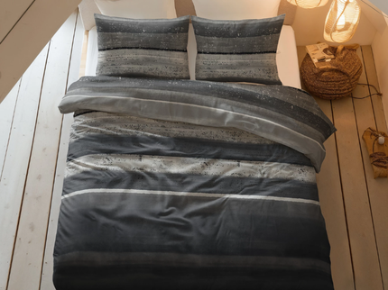 Dekbedovertrek Katoen Flanel - Marcus Grijs