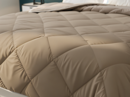 Lazy Dekbed Zonder Overtek - Taupe