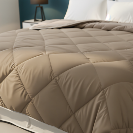 Lazy Dekbed Zonder Overtrek - Taupe