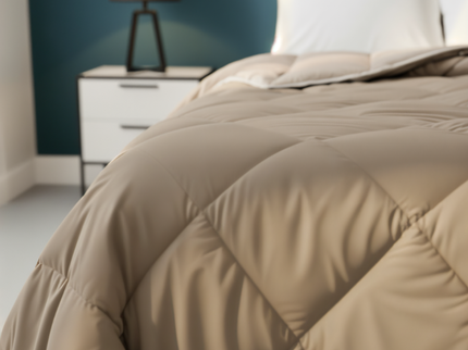 Lazy Dekbed Zonder Overtek - Taupe