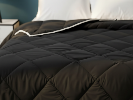 Lazy Dekbed Zonder Overtek - Zwart