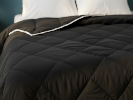 Lazy Dekbed Zonder Overtek - Zwart