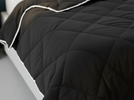 Lazy Dekbed Zonder Overtek - Zwart