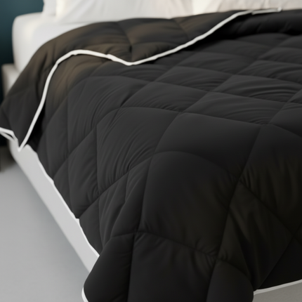 Lazy Dekbed Zonder Overtrek - Zwart