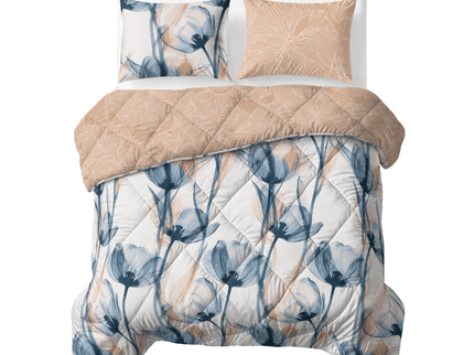 Lazy Dekbed Zonder Overtrek - Glass Flower