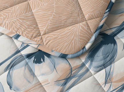 Lazy Dekbed Zonder Overtrek - Glass Flower