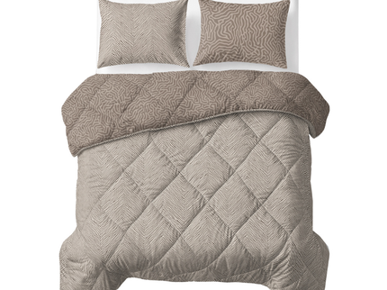 Lazy Dekbed Zonder Overtrek - Chevron Pattern