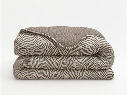 Lazy Dekbed Zonder Overtrek - Chevron Pattern