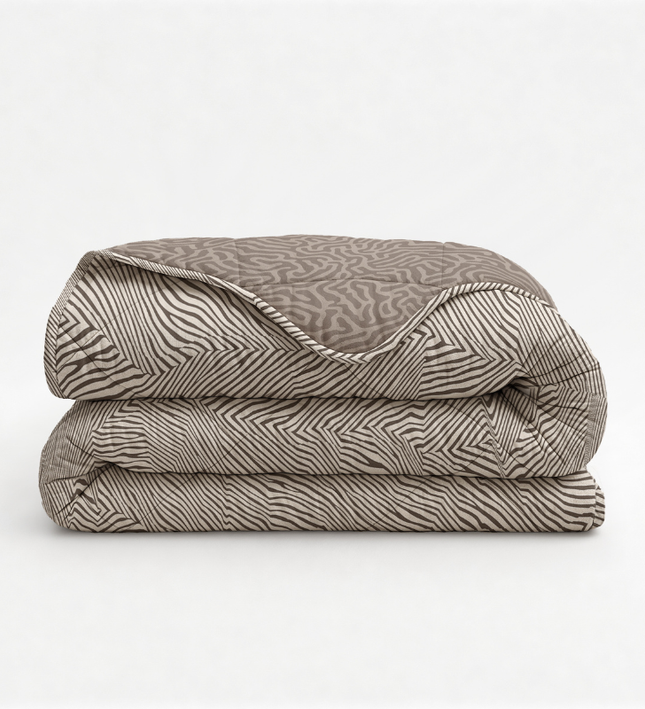 Lazy Dekbed Zonder Overtrek - Chevron Pattern