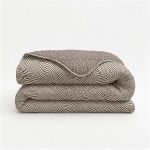 Lazy Dekbed Zonder Overtrek - Chevron Pattern