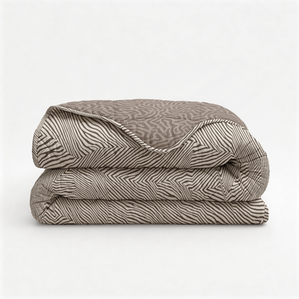 Lazy Dekbed Zonder Overtrek - Chevron Pattern