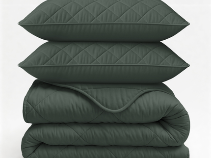 Lazy Dekbed Zonder Overtrek - Uni - Groen