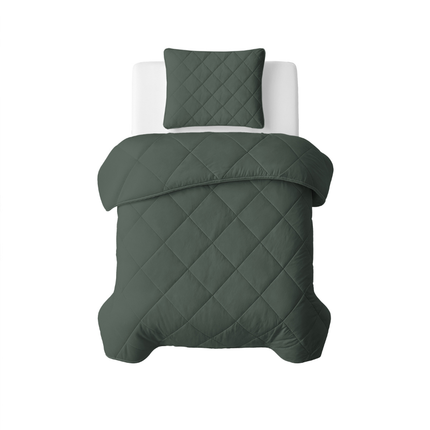 Lazy Dekbed Zonder Overtrek - Uni - Groen
