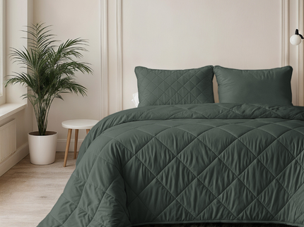 Lazy Dekbed Zonder Overtrek - Uni - Groen