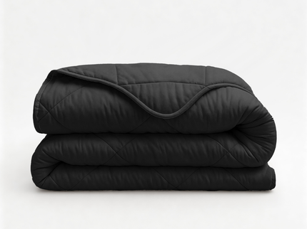 Lazy Dekbed Zonder Overtrek - Uni - Zwart