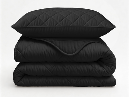 Lazy Dekbed Zonder Overtrek - Uni - Zwart