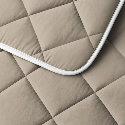 Lazy Dekbed Zonder Overtrek - Taupe