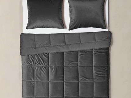 Lazy Dekbed Zonder Overtrek - Velvet - Antraciet