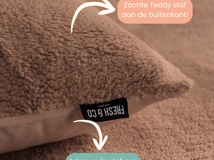 Dekbedovertrek Teddy - Zacht Roze
