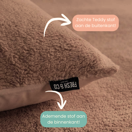 Dekbedovertrek Teddy - Zacht Roze