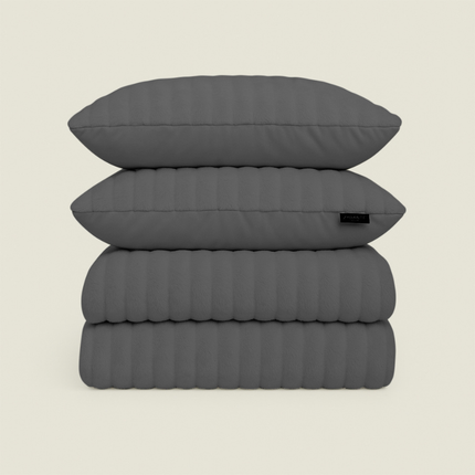 Dekbedovertrek Rabbit Bubble - Antraciet