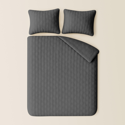 Dekbedovertrek Rabbit Bubble - Antraciet