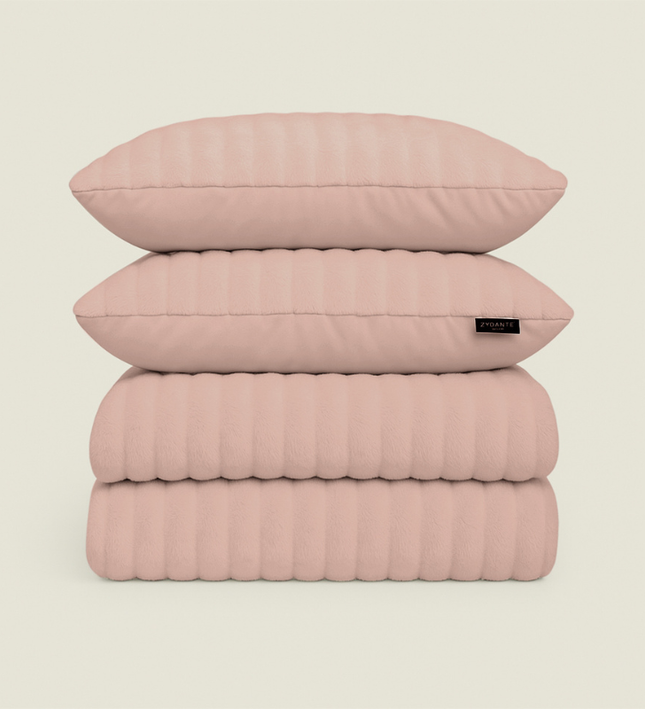 Dekbedovertrek Rabbit Bubble - Oud Roze