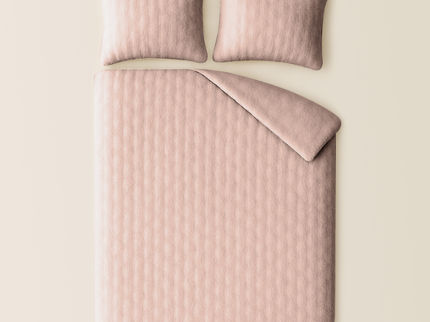 Dekbedovertrek Rabbit Bubble - Oud Roze