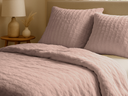 Dekbedovertrek Rabbit Bubble - Oud Roze