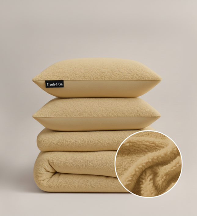 Dekbedovertrek Teddy - Blush Taupe